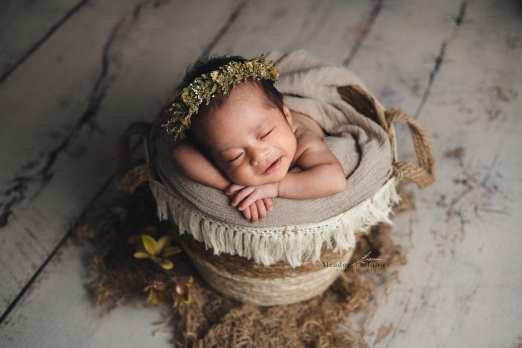 Newborn Photography Singapore Rustic Vintage