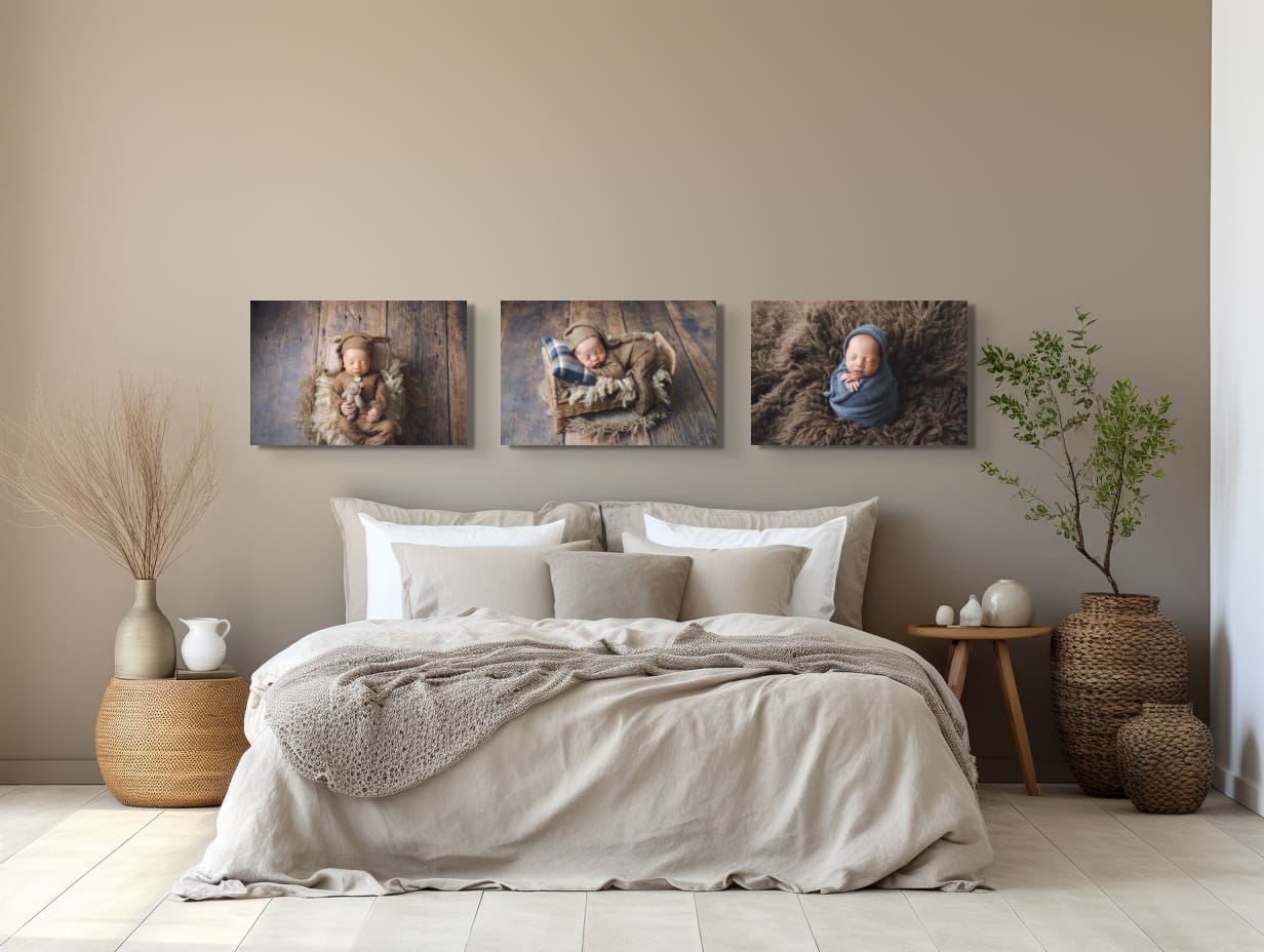 Wall canvas mockup — Meadow Lullabies Photography